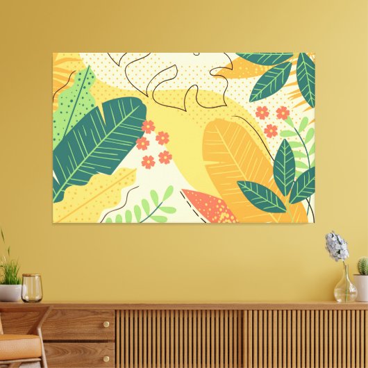 Abstract Canvas Afdruk (Insitu (Woonkamer))