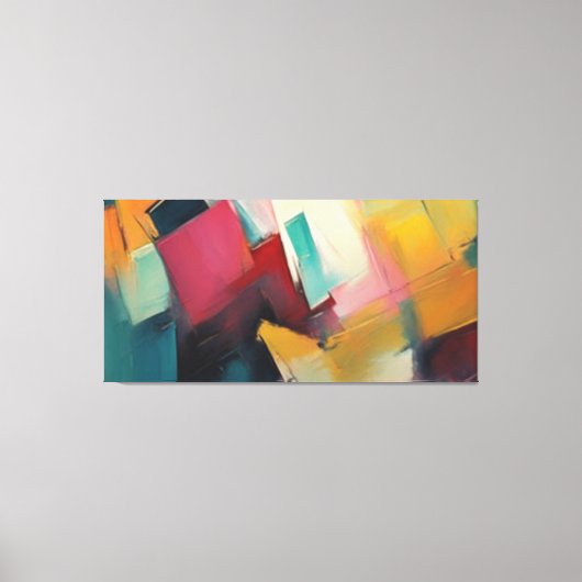 abstract canvas afdruk (Voorkant)