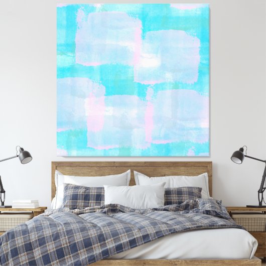 Abstract Canvas Afdruk (Insitu (Slaapkamer))