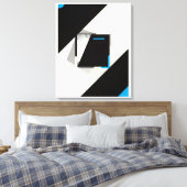 Abstract Canvas Afdruk (Insitu (Slaapkamer))