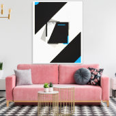 Abstract Canvas Afdruk (Insitu (Woonkamer))
