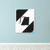 Abstract Canvas Afdruk (Insitu (Houten vloer))