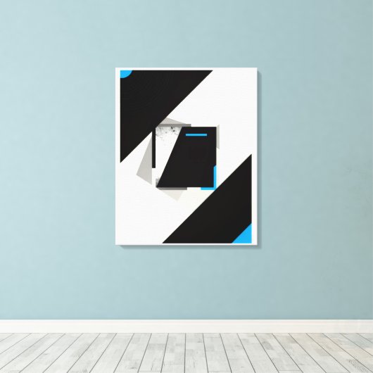 Abstract Canvas Afdruk (Insitu (Houten vloer))
