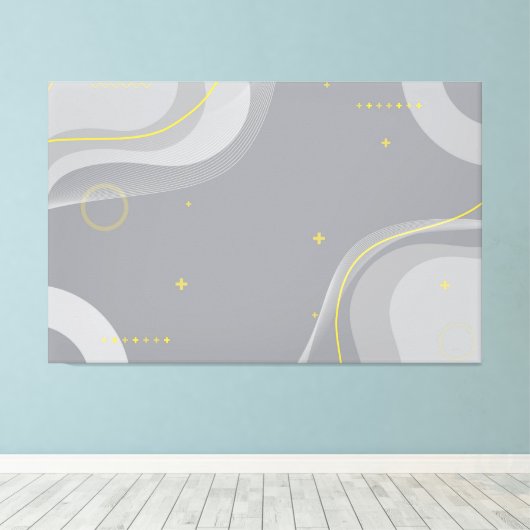 Abstract Canvas Afdruk (Insitu (Houten vloer))