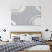 Abstract Canvas Afdruk (Insitu (Slaapkamer))