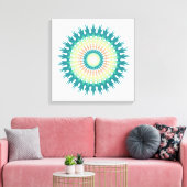 Abstract Canvas Afdruk (Insitu (Woonkamer))