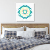 Abstract Canvas Afdruk (Insitu (Slaapkamer))