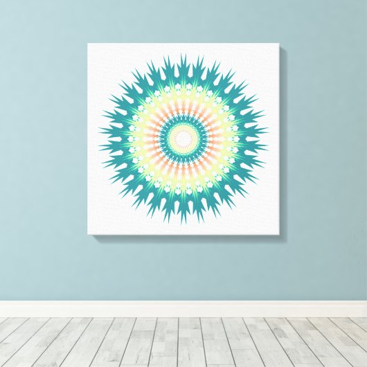 Abstract Canvas Afdruk (Insitu (Houten vloer))