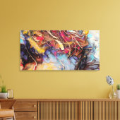Abstract Canvas Afdruk (Insitu (Woonkamer))