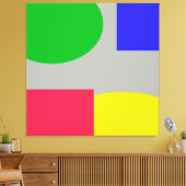 Abstract Canvas Afdruk (Insitu (Woonkamer))