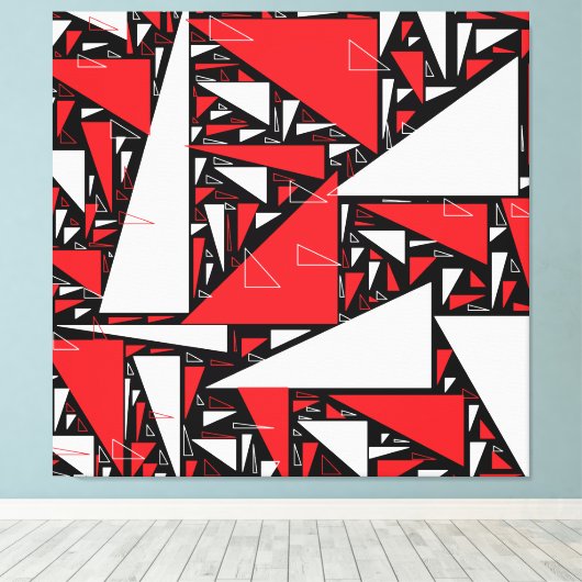 Abstract Canvas Afdruk (Insitu (Houten vloer))