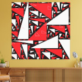 Abstract Canvas Afdruk (Insitu (Woonkamer))