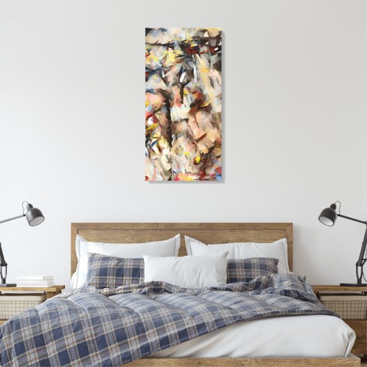 Abstract Canvas Afdruk (Insitu (Slaapkamer))