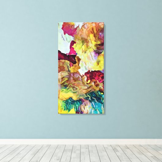 Abstract Canvas Afdruk (Insitu (Houten vloer))