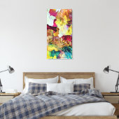 Abstract Canvas Afdruk (Insitu (Slaapkamer))