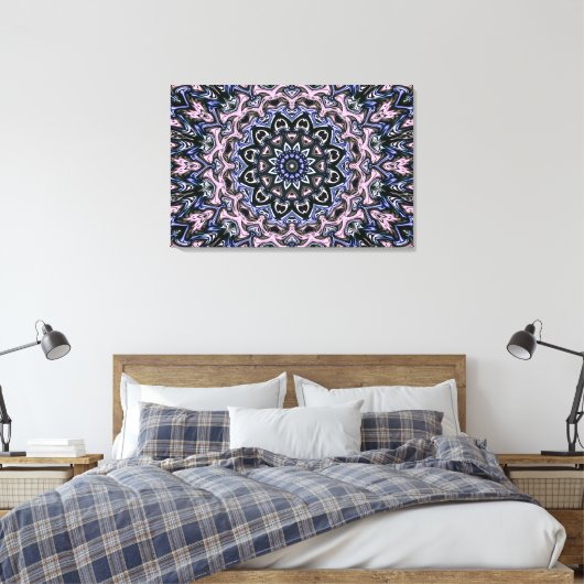 Abstract Canvas Afdruk (Insitu (Slaapkamer))
