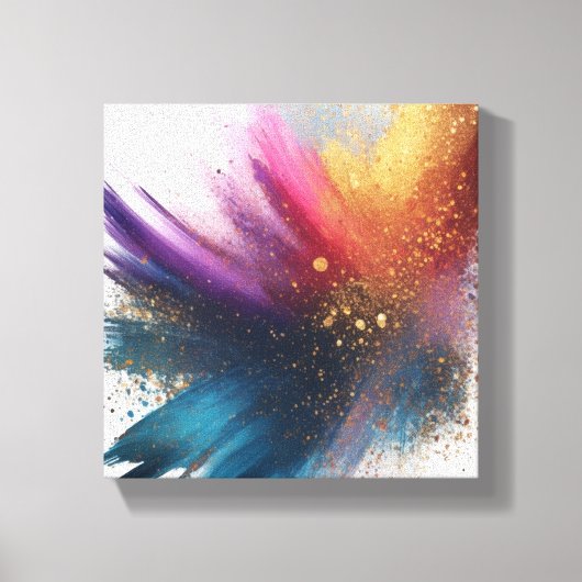 abstract canvas afdruk (Voorkant)