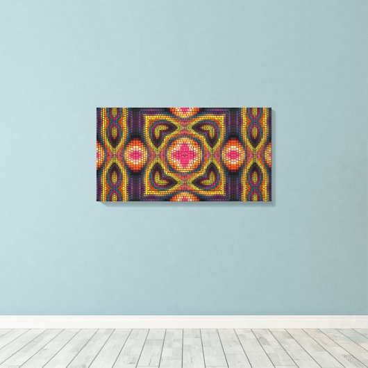 Abstract Canvas Afdruk (Insitu (Houten vloer))