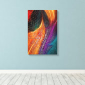 Abstract Canvas Afdruk (Insitu (Houten vloer))
