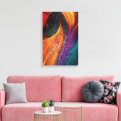 Abstract Canvas Afdruk (Insitu (Woonkamer))