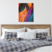 Abstract Canvas Afdruk (Insitu (Slaapkamer))