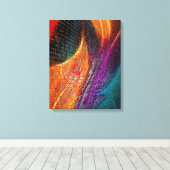 Abstract Canvas Afdruk (Insitu (Houten vloer))