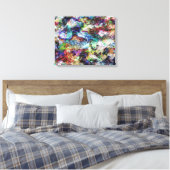Abstract Canvas Afdruk (Insitu (Slaapkamer))