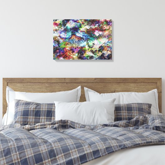 Abstract Canvas Afdruk (Insitu (Slaapkamer))