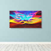 Abstract Canvas Afdruk (Insitu (Houten vloer))