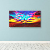Abstract Canvas Afdruk (Insitu (Houten vloer))