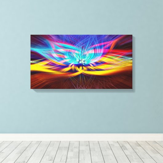 Abstract Canvas Afdruk (Insitu (Houten vloer))