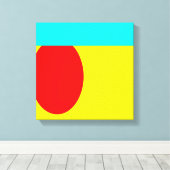 Abstract Canvas Afdruk (Insitu (Houten vloer))