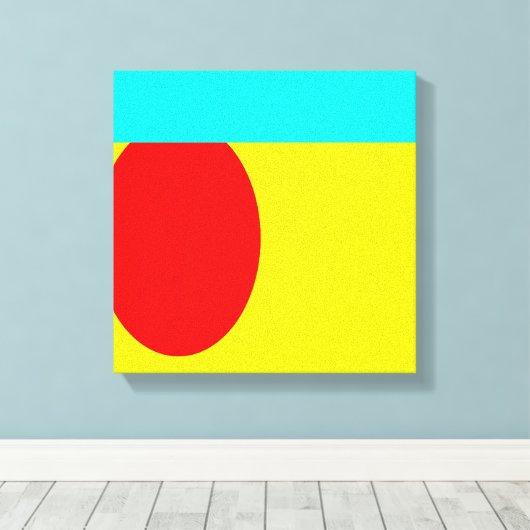 Abstract Canvas Afdruk (Insitu (Houten vloer))