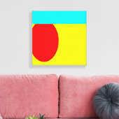 Abstract Canvas Afdruk (Insitu (Woonkamer))