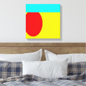 Abstract Canvas Afdruk (Insitu (Slaapkamer))