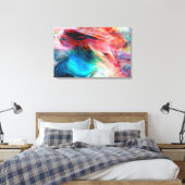 Abstract Canvas Afdruk (Insitu (Slaapkamer))