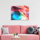 Abstract Canvas Afdruk (Insitu (Woonkamer))