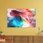 Abstract Canvas Afdruk (Insitu (Woonkamer))