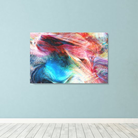 Abstract Canvas Afdruk (Insitu (Houten vloer))