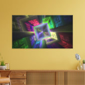 Abstract Canvas Afdruk (Insitu (Woonkamer))