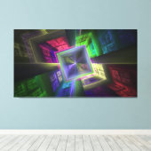 Abstract Canvas Afdruk (Insitu (Houten vloer))