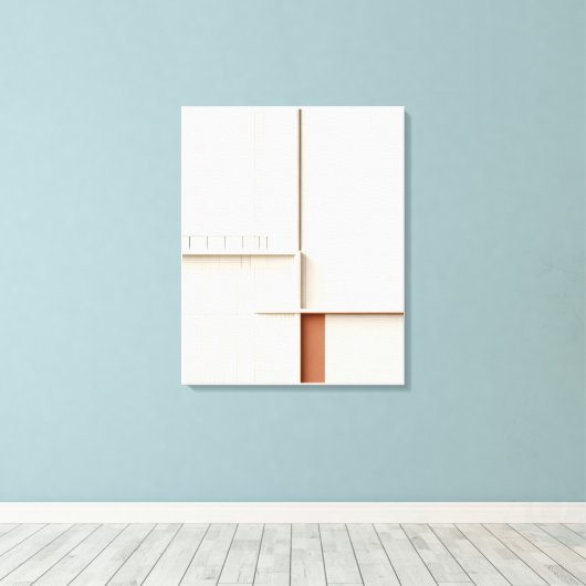 Abstract Canvas Afdruk (Insitu (Houten vloer))