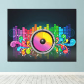 Abstract Canvas Afdruk (Insitu (Houten vloer))