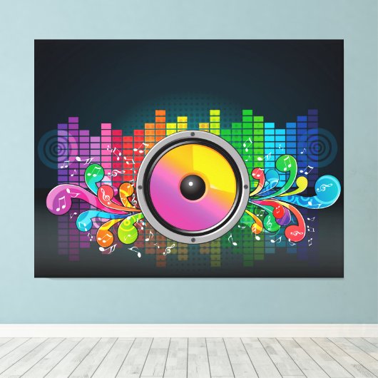 Abstract Canvas Afdruk (Insitu (Houten vloer))