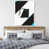 Abstract Canvas Afdruk (Insitu (Slaapkamer))