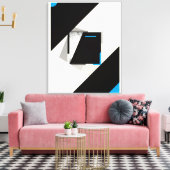 Abstract Canvas Afdruk (Insitu (Woonkamer))