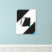 Abstract Canvas Afdruk (Insitu (Houten vloer))