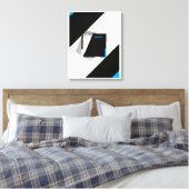 Abstract Canvas Afdruk (Insitu (Slaapkamer))