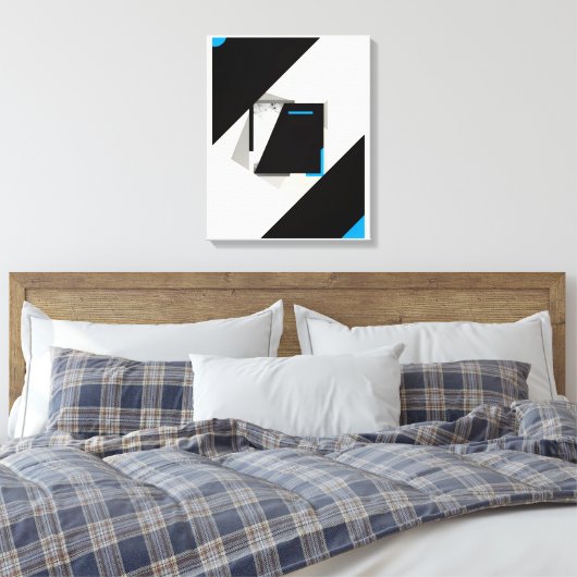 Abstract Canvas Afdruk (Insitu (Slaapkamer))