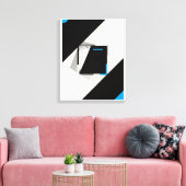 Abstract Canvas Afdruk (Insitu (Woonkamer))